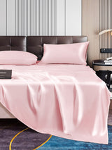 [Pink] SilkSilky-UK 22Momme Pure Silk Bedding Set 006,