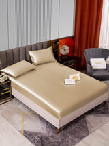[Beige] SilkSilky-UK 22Momme Bed Linen Set 002