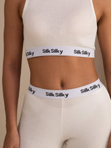 [White] SilkSilky-UK Womens Shorts 006
