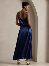 [Dark Blue] SilkSilky-UK Skirt 002