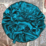 SilkSilky-UK-Pure-Silk-Sleep-Cap-Teal-004