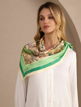 [Sand Crocodile] SilkSilky-UK Scarf 003