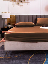 [Coffee] SilkSilky-UK 19Momme Bed Linen Set 006