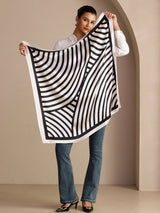 [White Arcs] SilkSilky-UK Scarf 004
