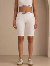 [White] SilkSilky-UK Womens Shorts 001