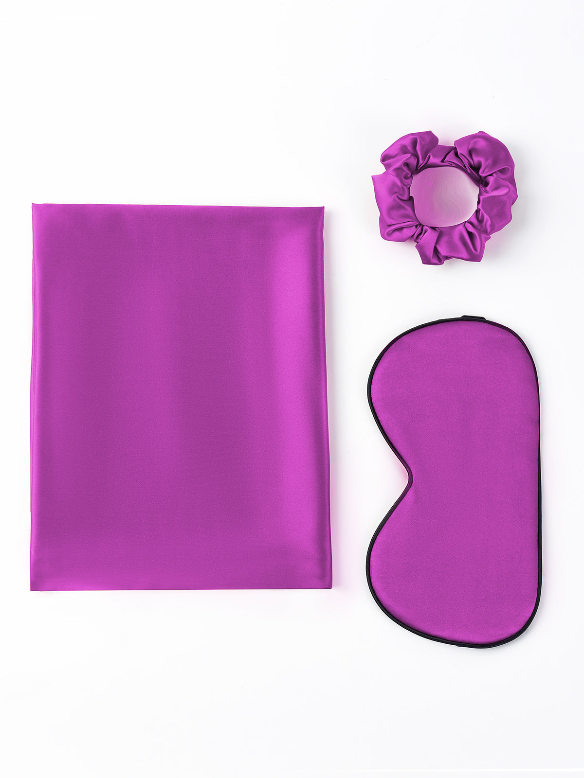 SilkSilky UK 19Momme Pure Silk Pillowcase Set Purple 003