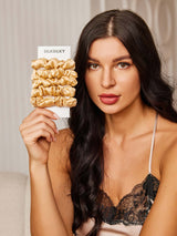 [Champagne] SilkSilky-UK Scrunchie 001