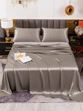 SilkSilky UK 19Momme Pure Silk Bedding Set Gray 002