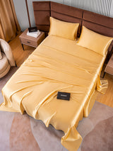 [Champagne] SilkSilky-UK 22Momme Pure Silk Bedding Set 005,