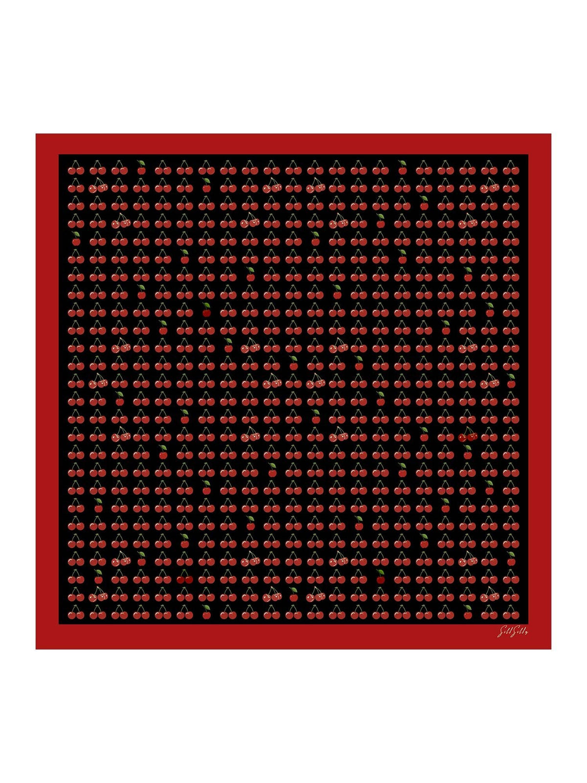 [Black Cherry] SilkSilky-UK Scarf 001