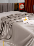 SilkSilky UK 22Momme Pure Silk Sheet Gray 004