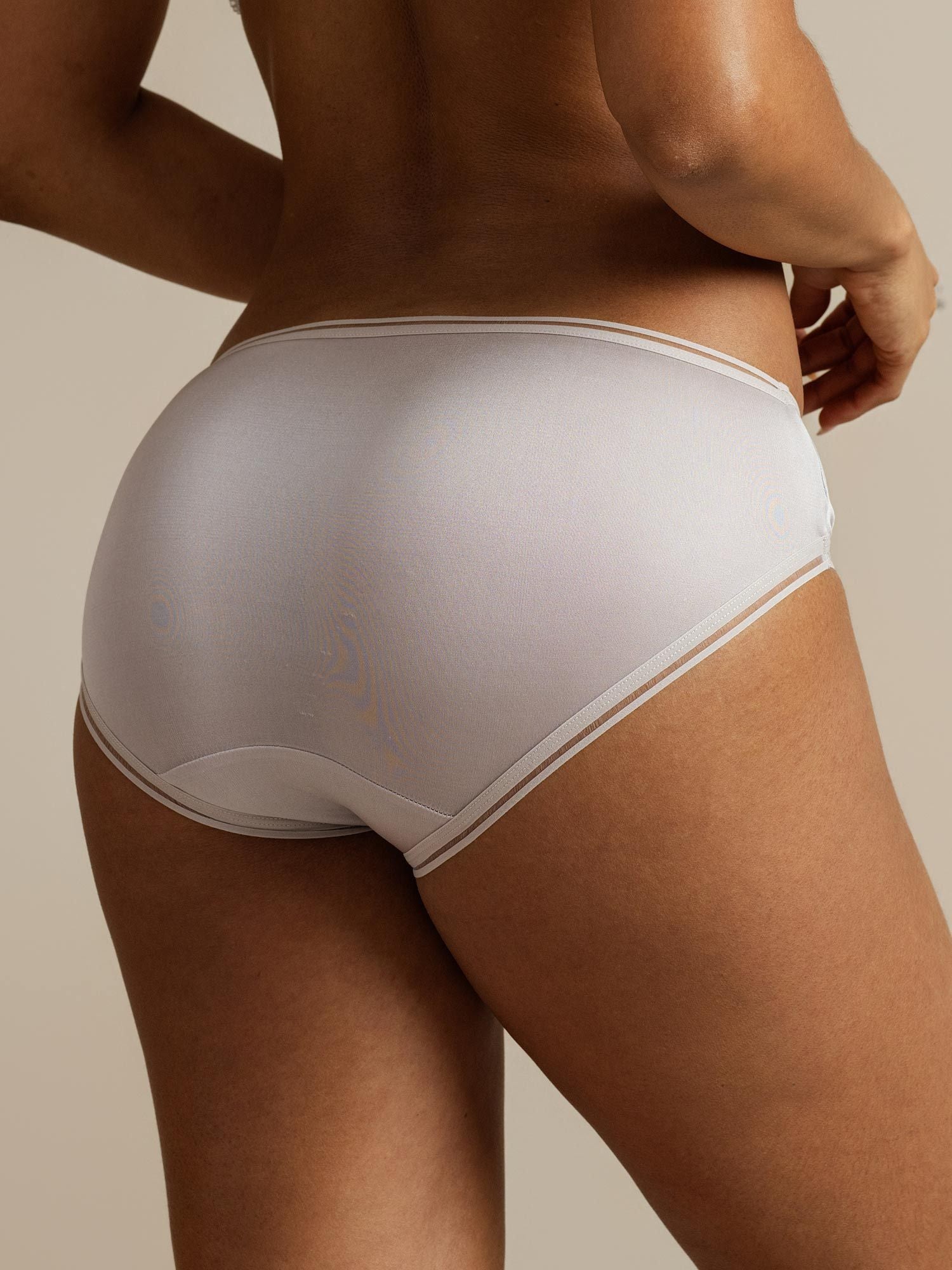[Gray] SilkSilky-UK Pure Silk Panty 004,