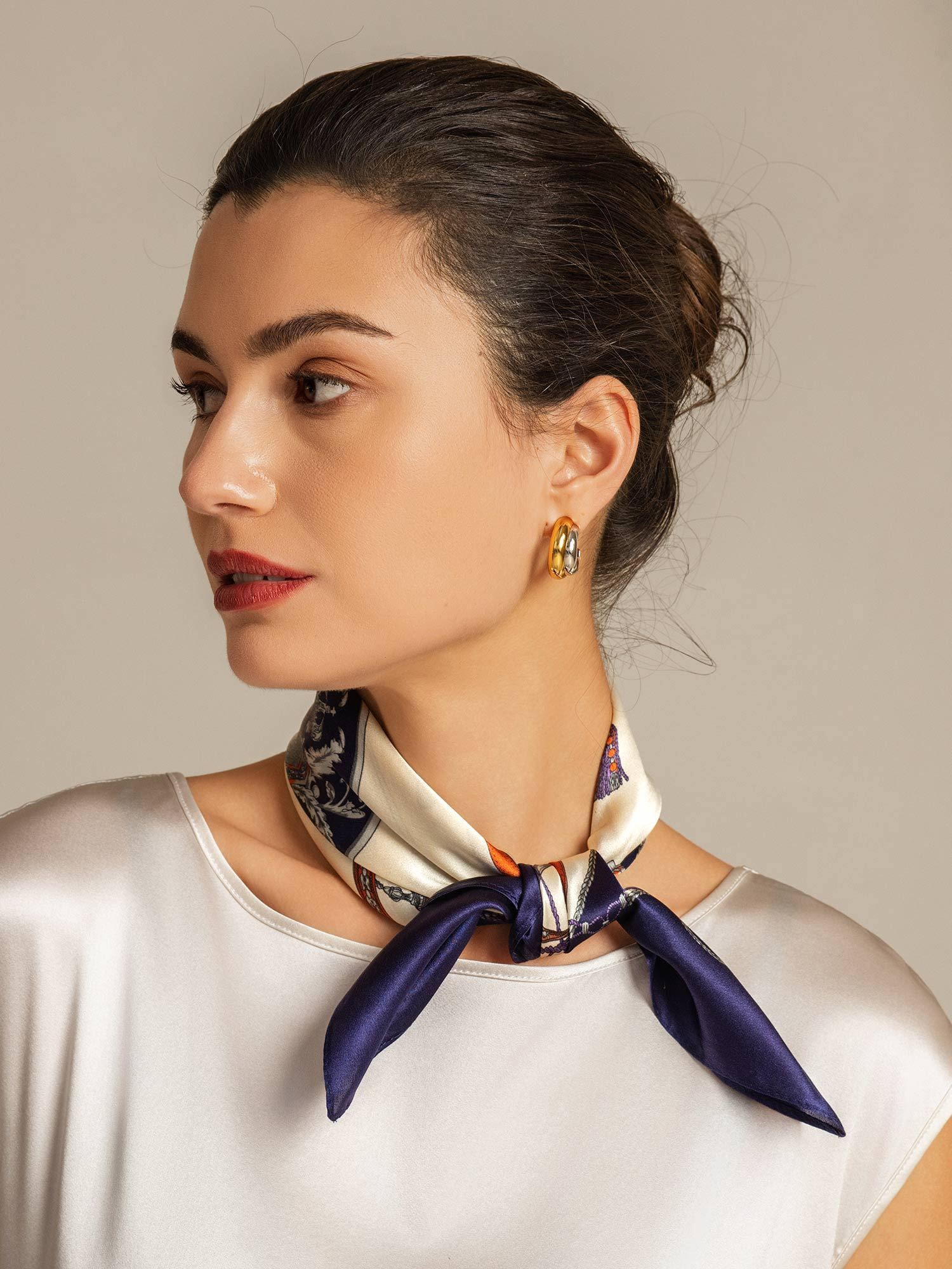 [P097] SilkSilky-UK Pure Silk Scarf 004