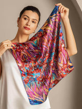 [P095] SilkSilky-UK Pure Silk Scarf 005