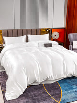 [White] SilkSilky-UK 22Momme Bed Linen Set 003