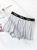 SilkSilky UK Silk Knitted Mens Underwear Gray 003