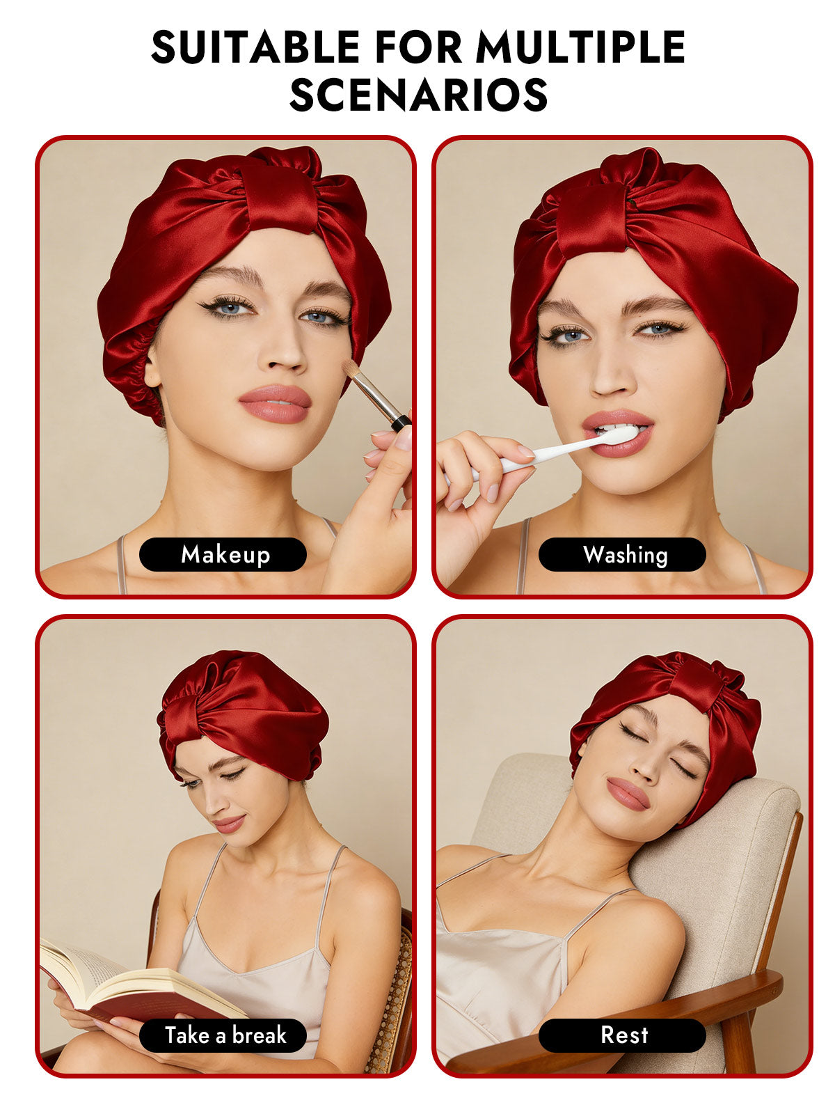 [Wine] SilkSilky-UK Sleep Cap 006