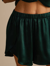 [Dark Green] SilkSilky-UK Women's Shorts 007