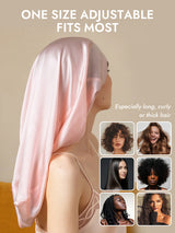 [Light Pink] SilkSilky-UK Sleep Cap 006