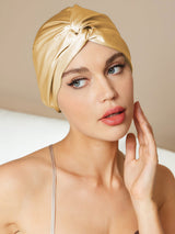 [Champagne] SilkSilky-UK Sleep Cap 001
