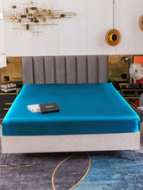 [Teal] SilkSilky-UK 19Momme Sheet 002