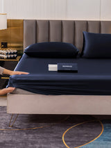 [Dark Blue] SilkSilky-UK 19Momme Bed Linen Set 006