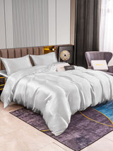 [Silver] SilkSilky-UK 22Momme Pure Silk Bedding Set 002,