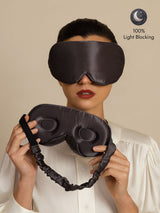 [Dark Gray] SilkSilky-UK 22Momme Sleep Mask 001