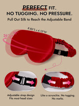 [Wine] SilkSilky-UK 22Momme Sleep Mask 004