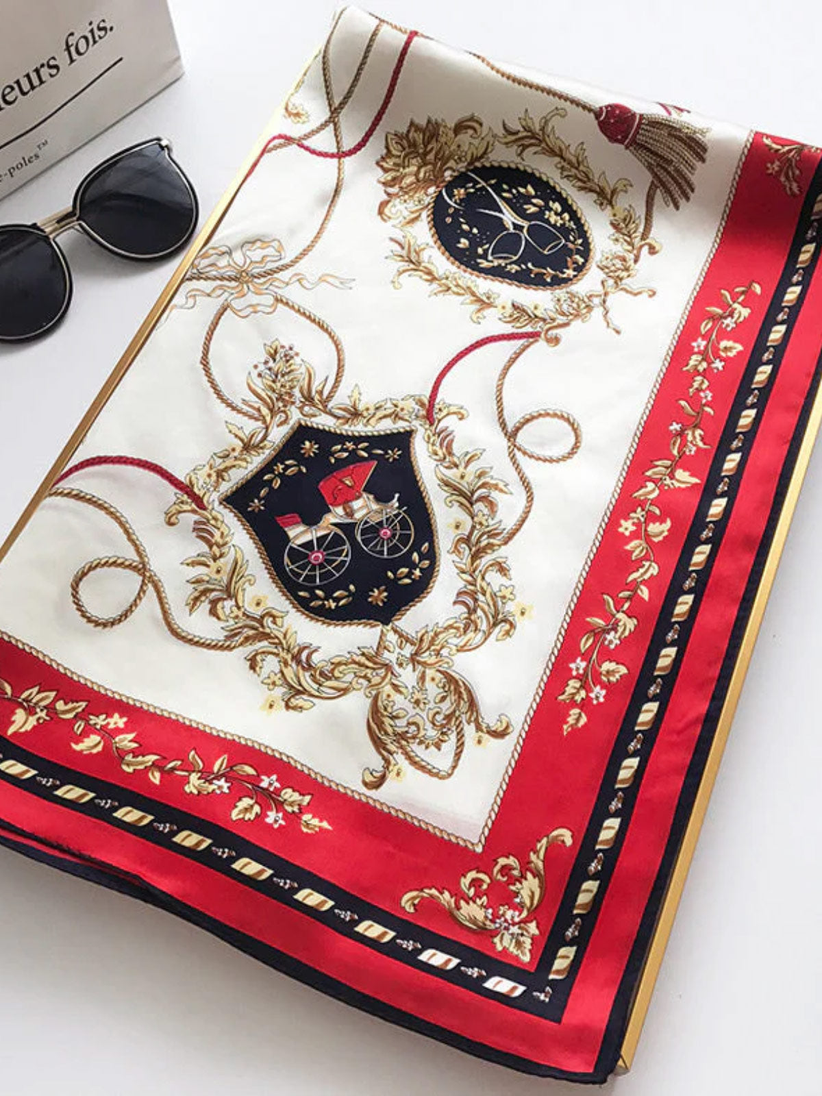 [P001] SilkSilky-UK Pure Silk Scarf 005,