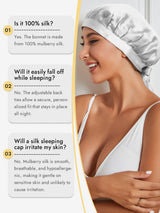 [Silver] SilkSilky-UK Sleep Cap 005