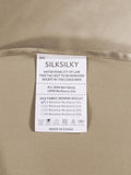 SilkSilky UK 19Momme Pure Silk Sheet Khaki 005