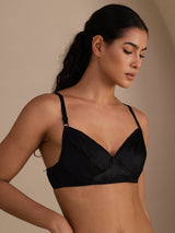 [Black] SilkSilky-UK Bra 003