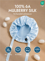 [Light Blue] SilkSilky-UK Sleep Cap 002