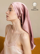 [Pale Mauve] SilkSilky-UK Sleep Cap 001