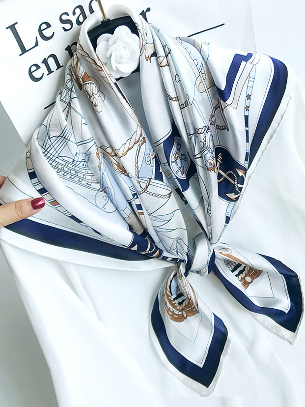 [P007] SilkSilky-UK Pure Silk Scarf 001,