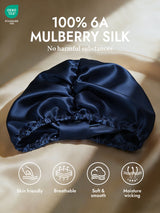 [Dark Blue] SilkSilky-UK Sleep Cap 002