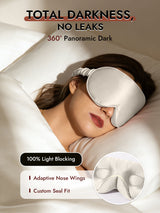 [Light Gray] SilkSilky-UK 22Momme Sleep Mask 002