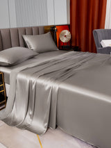 [Gray] SilkSilky-UK 22Momme Pure Silk Bedding Set 003,