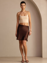 [Coffee] SilkSilky-UK Skirt 006