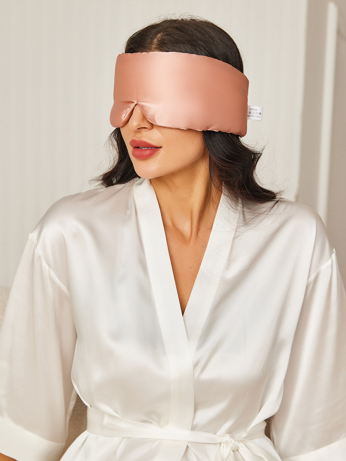 [Pink] SilkSilky-UK 19Momme Pure Silk Eye Mask 004