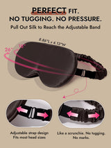 [Dark Gray] SilkSilky-UK 22Momme Sleep Mask 004