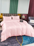 SilkSilky UK 25Momme Pure Silk Bedding Set Pink 003