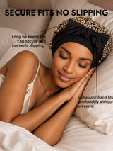[Leopard] SilkSilky-UK Sleep Cap 004