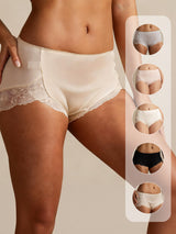 [Beige] SilkSilky-UK Silk Knitted Panty 001