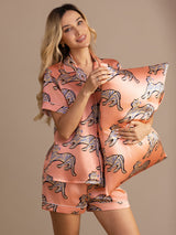 [Pink Cat] SilkSilky-UK Pillowcase 003