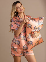 [Pink Cat] SilkSilky-UK Pillowcase 003