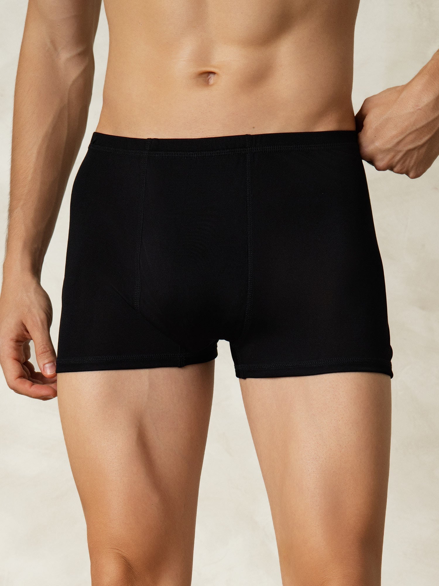 [Black] SilkSilky-UK Silk Knitted Mens Underwear 003