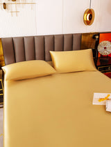 [Champagne] SilkSilky-UK 19Momme Bed Linen Set 006