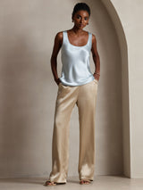 [Light Blue] SilkSilky-UK Sleeveless Camisole 007